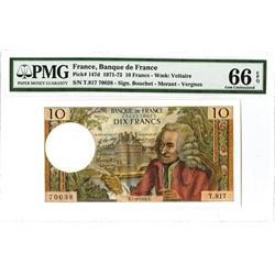 Banque de France, 1972, Issued Note