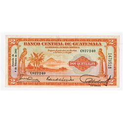 Banco Central de Guatemala, 1942, Issued Note