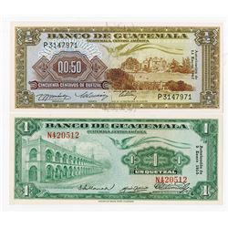 Banco de Guatemala, 1955-1967, Issued Pair