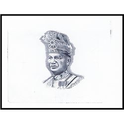 Bank Negara Malaysia, T.A.Rahman Proof Portrait Used on 1967 to 2004 Issues.