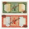 Image 2 : Banco Nacional Ultramarino Mozambique, 1958 Specimen Banknote Pair.