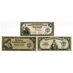 Bank of the Philippine Islands, 1928-1933, Issued Banknote Trio