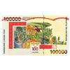 Image 2 : Bangko Sentral ng Philippines, 1998 Commemorative 100,000 Piso Banknote.