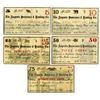 Image 1 : Augusta Insurance & Banking Co., 1863 Banknote Assortment.