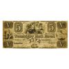 Image 1 : Tombigby Rail Road Co., 1837 Issued Obsolete Banknote.