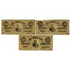 Image 1 : C.S.A., 1864 Lot of 3 $50 Notes T-66, All are Choice VF to XF.