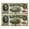 Image 1 : U.S. Legal Tender, $2 1917 Banknote Pair, Fr#'s 59 and 60.