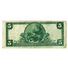 Image 2 : Irving National Bank, New York, $5, Series of 1902 Plain Back, KL#1159, Ch#E 345.
