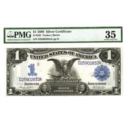 U.S. Silver Certificate, $1 1899, Fr#233, Tillman | Burke Signatures.