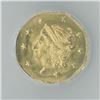 Image 2 : California Fractional Gold 50c 1871, Octagon Liberty gold, BG-911, NGC graded MS66