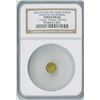 Image 1 : California Gold Token Octagon 1853,  CA Arms, gold, NGC graded MS66