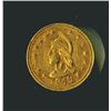 Image 1 : British Columbia 1849 Canada ONE Gold Octagon Token.