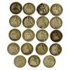 Image 1 : Large Assortment of Circulated Liberty Seated Half Dimes.