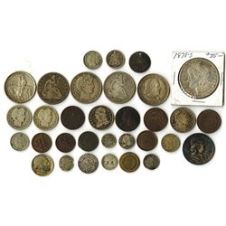 An Interesting Group of U. S. Coins and Tokens.