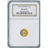 Image 1 : U.S. McKinley Commemorative $1 1903, gold, NGC graded MS62PL