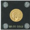 Image 1 : Liberty $5 1908  Eagle Reverse, gold, UNC