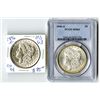 Image 1 : U.S. Silver Dollars, 1896-P, Choice XF-AU and 1900-O, PCGS graded MS64.