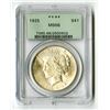 Image 1 : U.S. Silver Dollars, 1925-P, PCGS graded MS66.