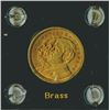 Image 2 : Columbian Exposition, 1892 Columbus Brass, With Washington, Lincoln and Grant on back.