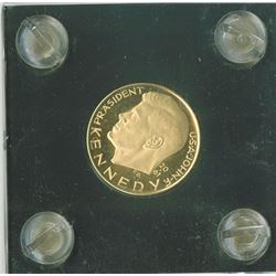 JFK Gold Peace Medal, 18k Gold or higher, proof.