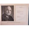 Image 2 : Autographed Picture and letter Harry S. Truman Ð late President of the United States.