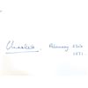 Image 1 : Autograph Ð Prince Charles Ð future King Charles 111 of England
