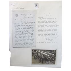 Autographed Letter King George V