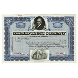 Girard Trust Company Specimen Shares. CA 1900.