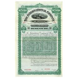 International Company of Mexico 1888 Specimen Bond.