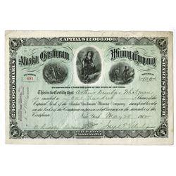 Alaska Gastineau mining Co., 1912 Issued Stock Certificate.