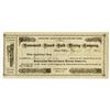 Image 1 : Homeward Bound Gold Mining Co., 1876 Issued Stock Certificate.