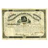 Image 1 : Boulder Consolidated Gold and Silver Mining Co., 1882 Issued Stock Certificate