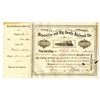 Image 1 : Maysville and Big Sandy Railroad Co., 1888 Issued Stock Certificate