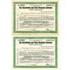 Image 3 : Baltimore & Ohio Rail Road Co., ca.1890-1906 Group of Issued Stock Certificate