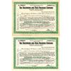 Image 3 : Baltimore & Ohio Rail Road Co., ca.1890-1906 Group of Issued Stock Certificate