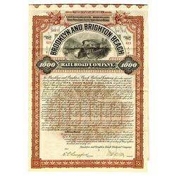 Brooklyn and Brighton Beach Railroad Co., 1896 Issued Bond