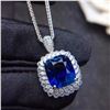 Image 4 : Natural Cushion Sapphire 6.11 Ct Ring/Pendant