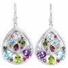 Image 1 : Natural Multi Gemstones Earrings