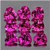 Image 1 : Natural Hot Pink Tourmaline Heart 3.5 mm - VVS