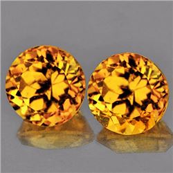 Natural Yellow Sapphire Pair 4.50 MM - VVS