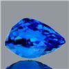Image 2 : Natural Pear Checker Swiss Blue Topaz 28.15 Ct - FL
