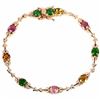 Image 1 : NATURAL MULTI COLOR TOURMALINE BRACELET