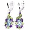 Image 1 : Natural Multi Gemstone EarRing