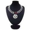 Image 1 : Natural Multi-Color Stone Diamond Polished Necklace