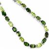 Image 2 : NATURAL CHROME DIOPSIDE PERIDOT & TOURMALINE BRACELET