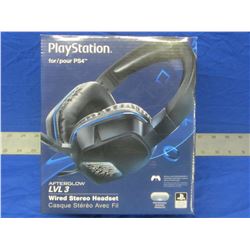 New wired headset ps4