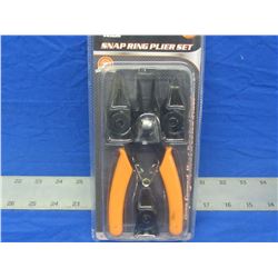 New snap ring plier set