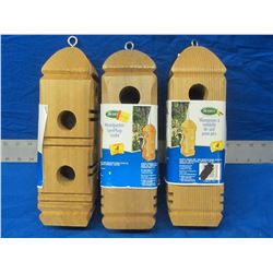 New woodpecker suet plug feeder