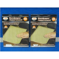 New sandpaper set 80 sheets