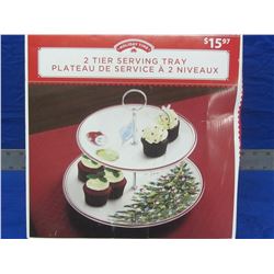 New serving tray 2 tier